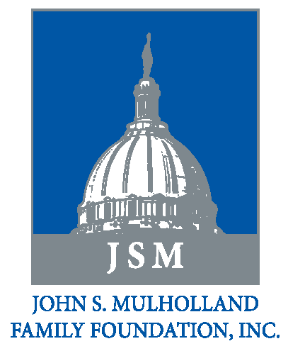 A logo for john s. mulholland family foundation inc.