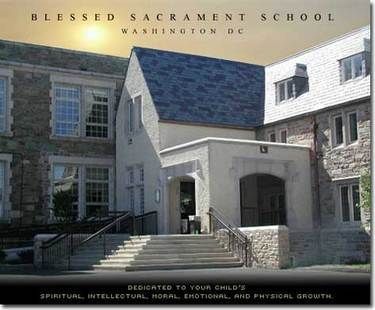 A picture of the blessed sacrament school in washington dc