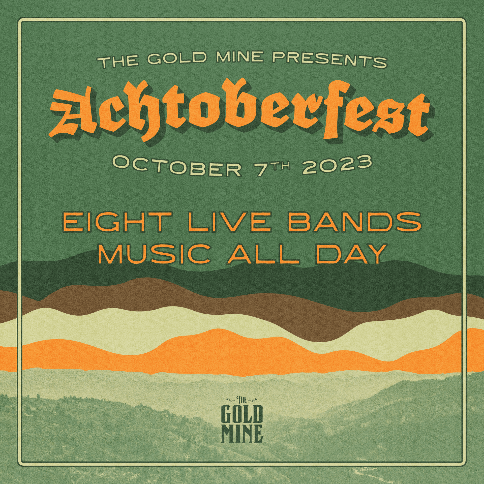 The gold vine presents achtoberfest on october 7th 2023
