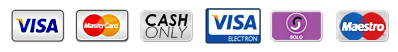 Visa, Master Card logos