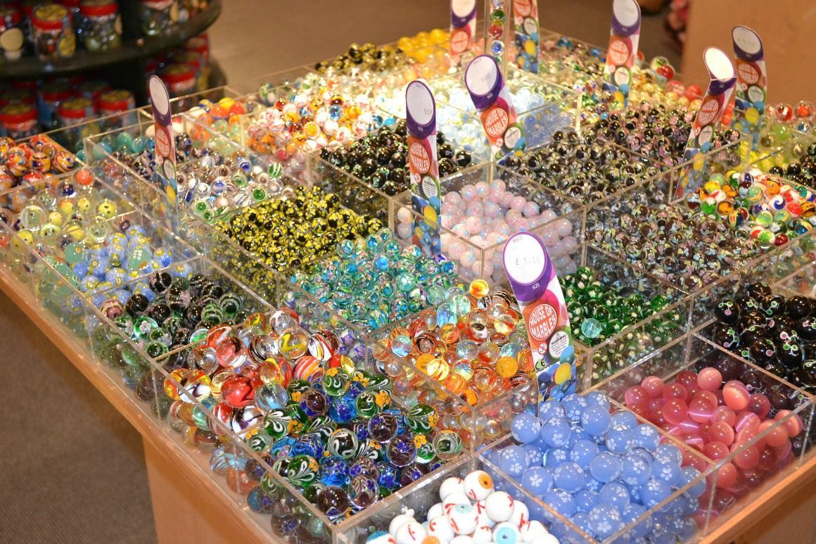 The House Of Marbles Shop, in Bovey Tracey, near Torquay.