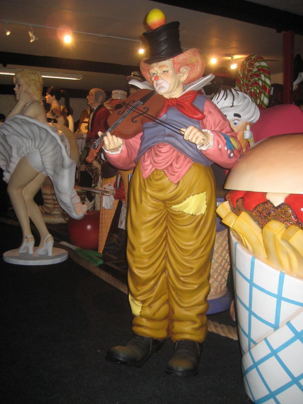 The Jolly Roger lifesize model.