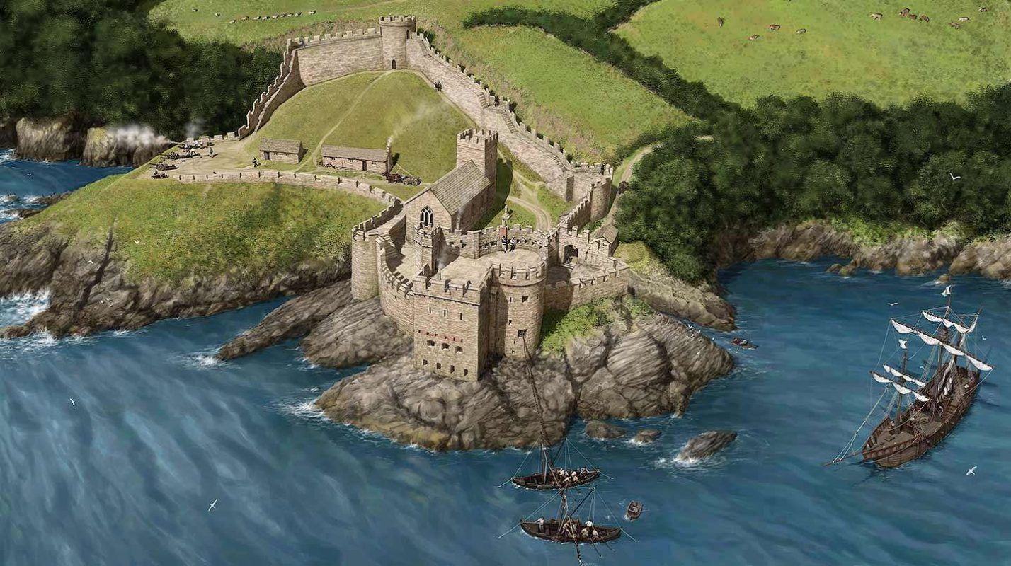 Dartmouth Castle, located near Torquay.