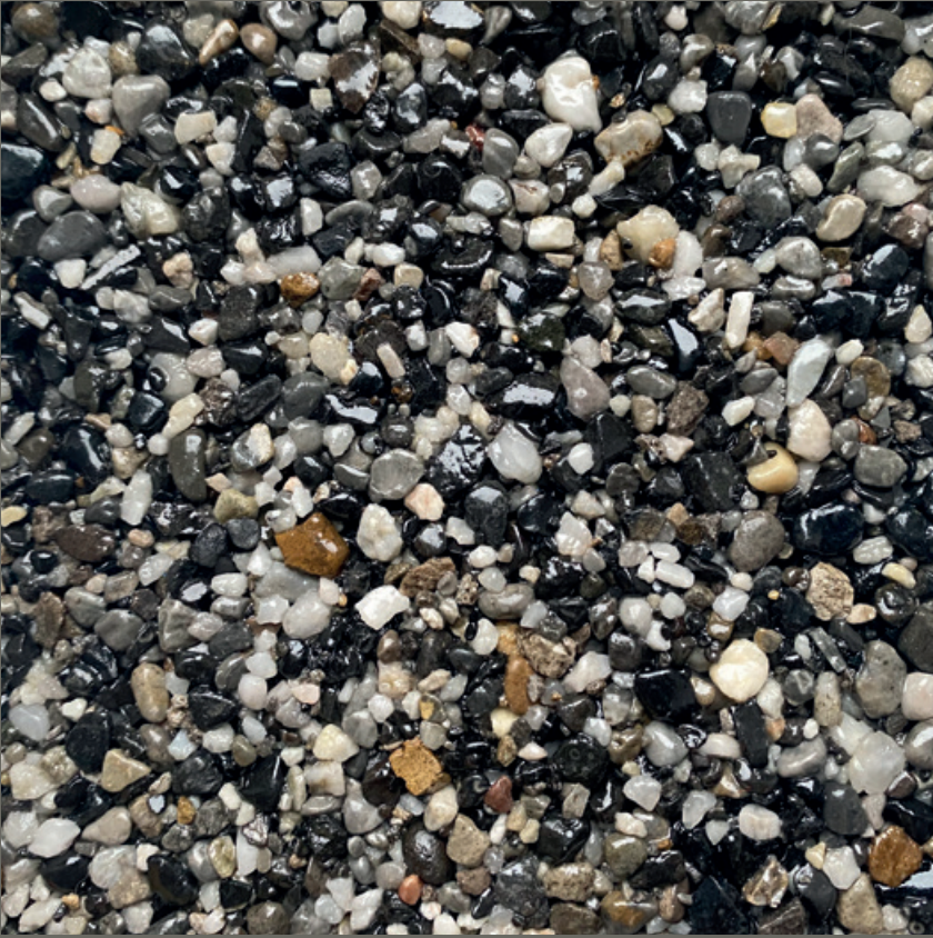 Ocean pearl blend, colour for resin driveways, footpaths, and patios.