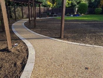 Resin bound footpath in Torquay.