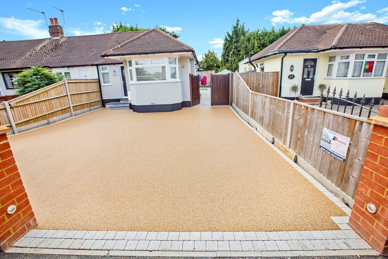 Resin driveway project in Torquay.