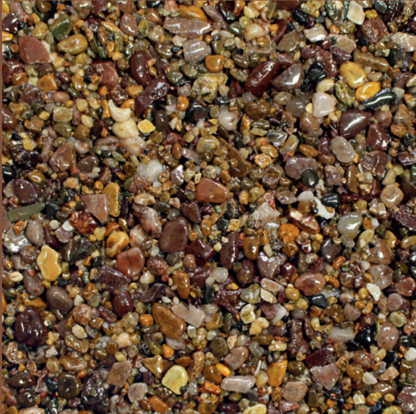 Sunset blend, colour for resin driveways, footpaths, and patios.