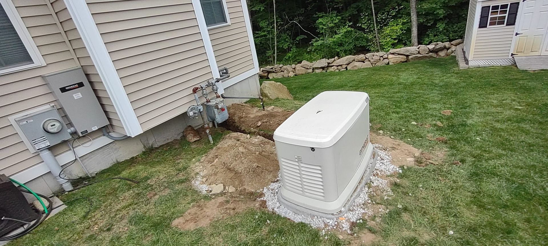 Residential generator — Hopedale, Massachusetts — DR Electric