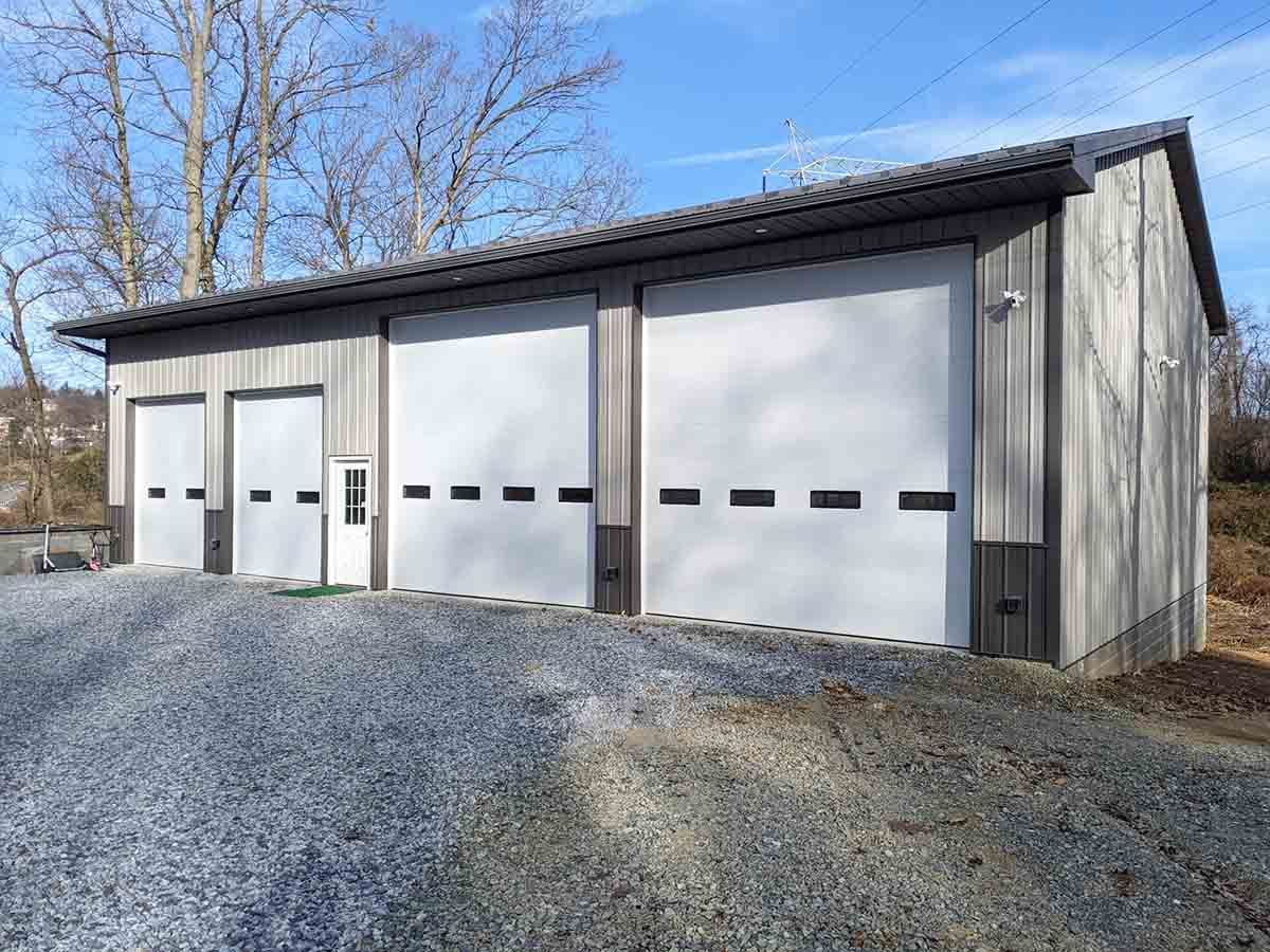 Truck and car garage