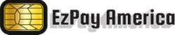 A logo for ezpay america with a gold coin