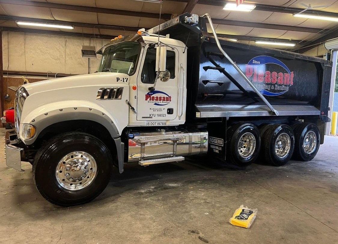 Excavator Truck — Madisonville, KY — Steve Pleasant Excavating & Hauling