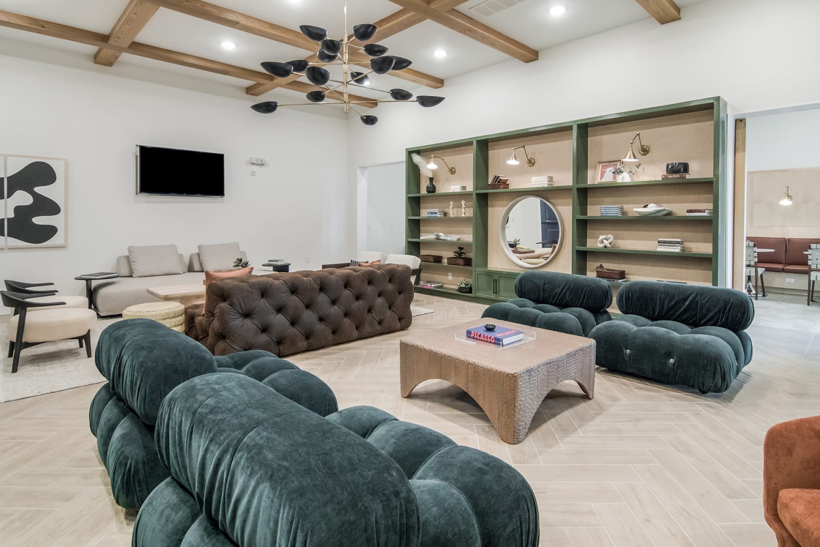 Cavalli at Iron Horse Resident Lounge with TV and Sofa