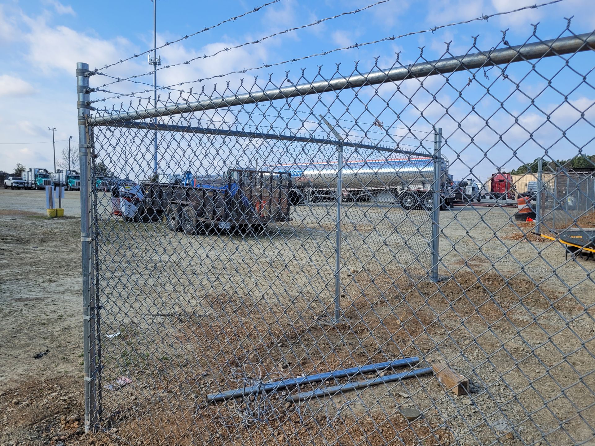 Commercial Chain Link Fence in Greensboro. Commercial Chain Link Fence in High Point
