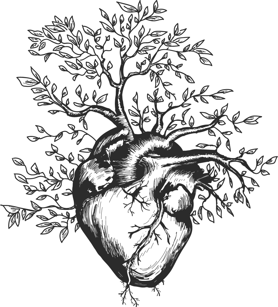 Human heart - tree of life