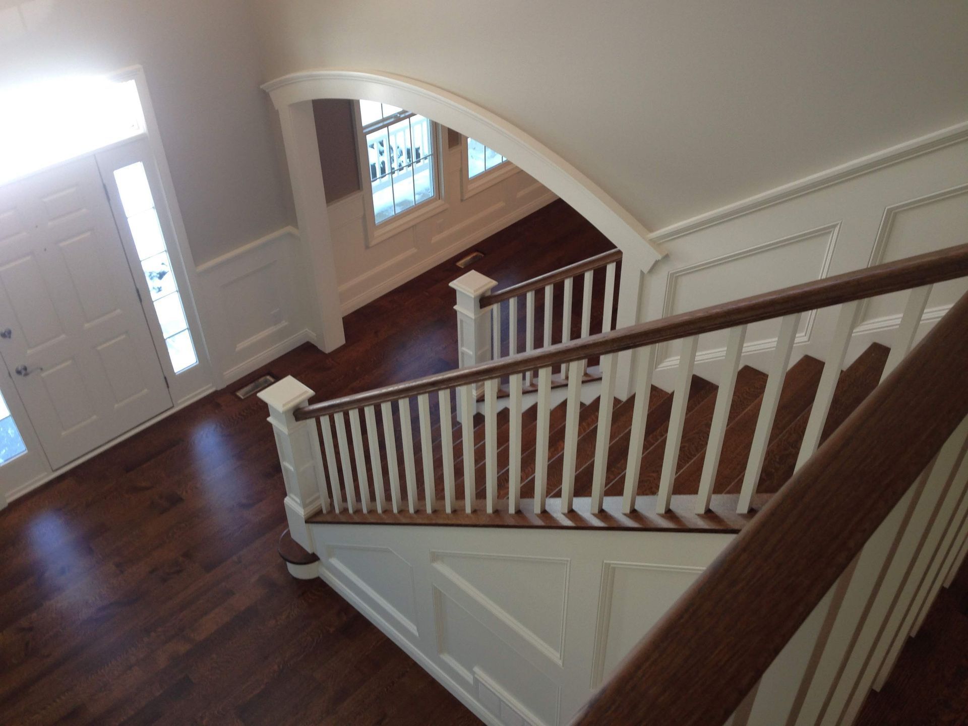 Hardwood Staircase by Real Wood Floors Washington D.C.