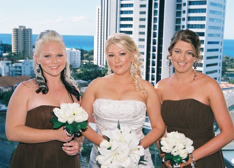 Bridal Party makeup gold coast by Jessica Cagney