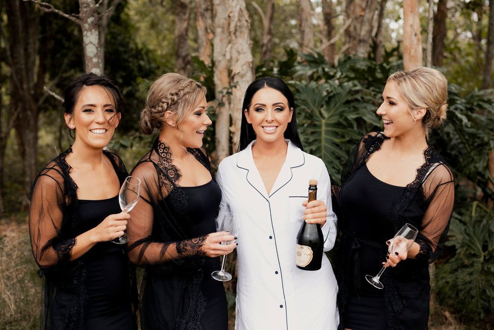 Bridal Party makeup gold coast by Jessica Cagney