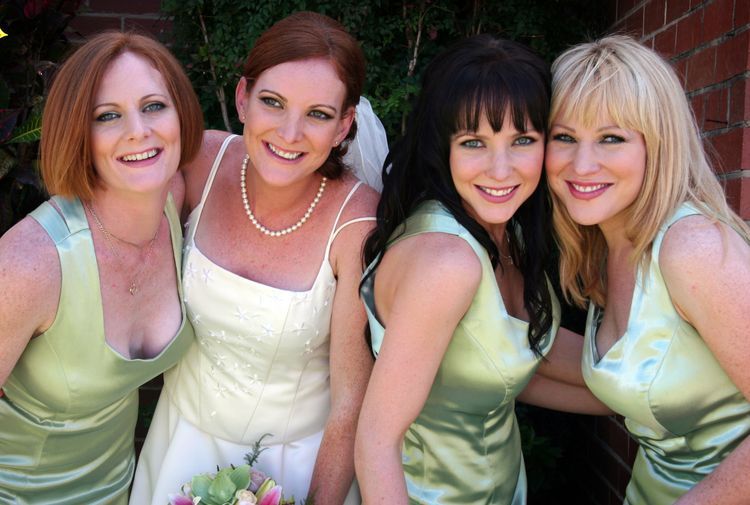 Bridal Party makeup gold coast by Jessica Cagney