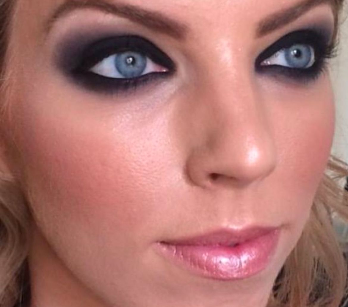 Model Test shoots Jessica Cagney makeup 