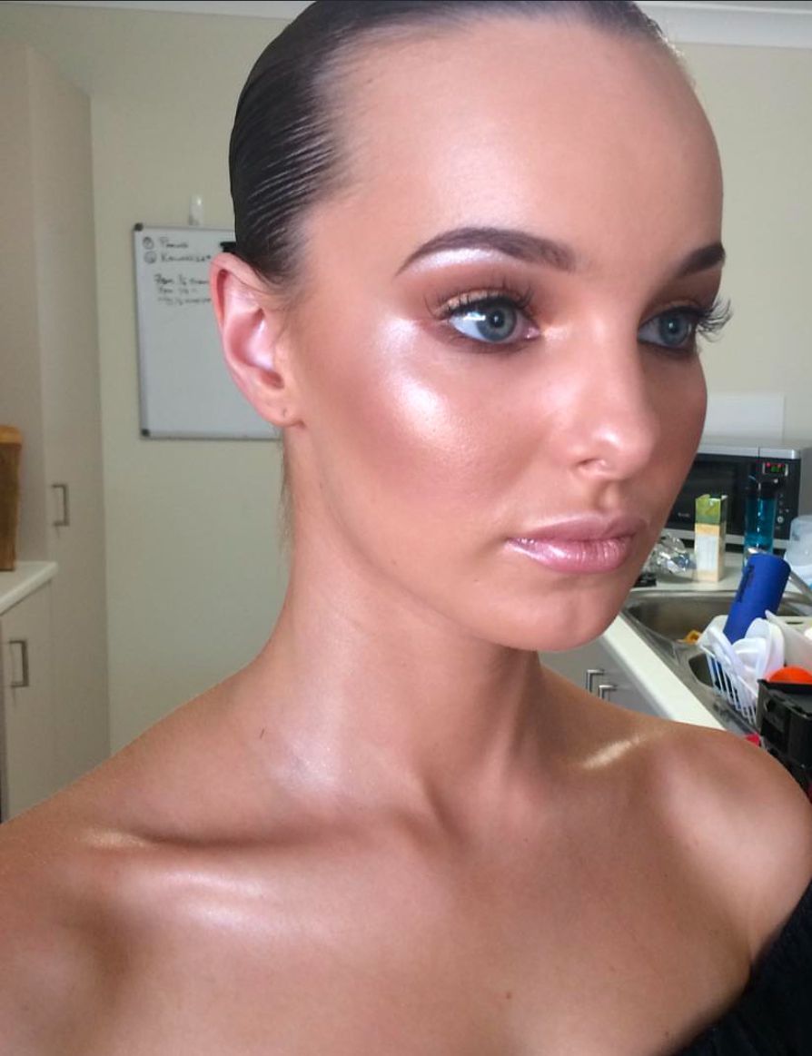 Model Test shoots Jessica Cagney makeup 