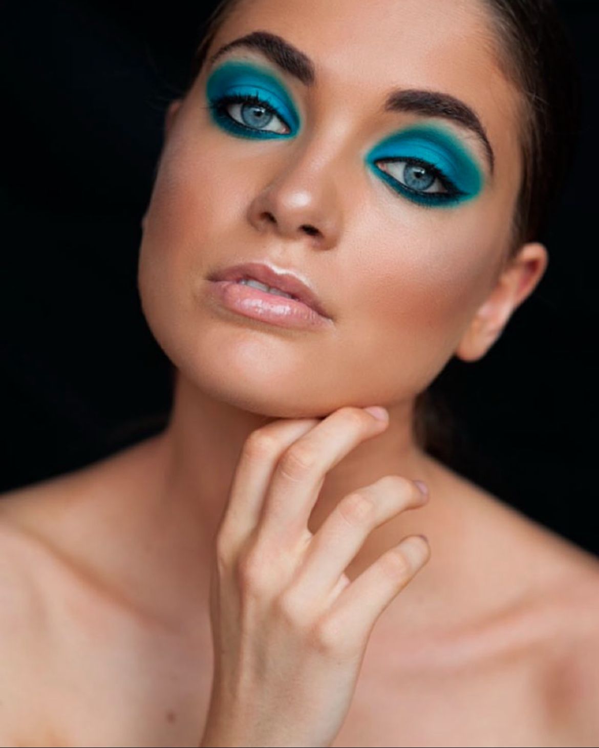 Model Test shoots Jessica Cagney makeup