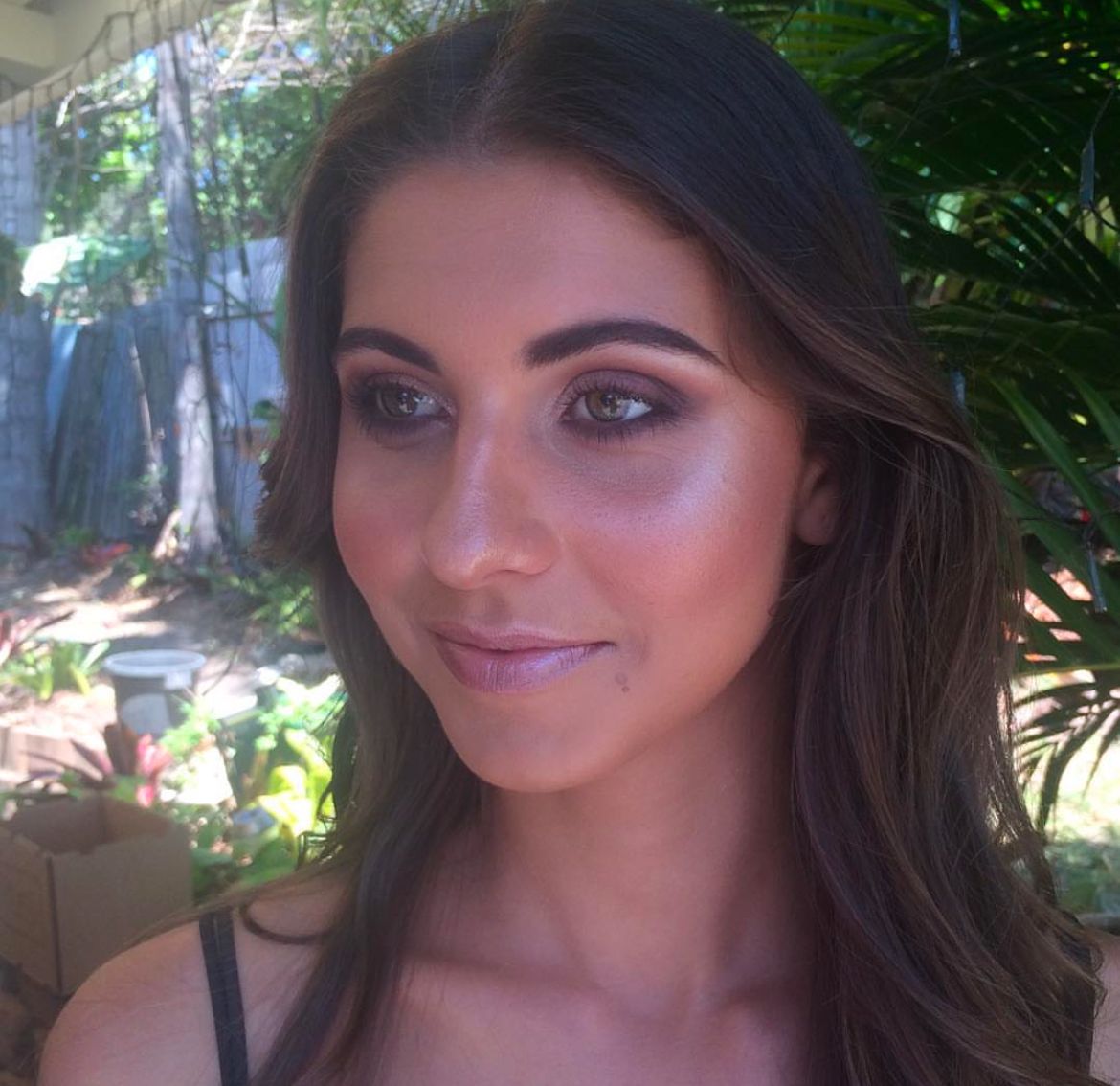 Model Test shoots Jessica Cagney makeup