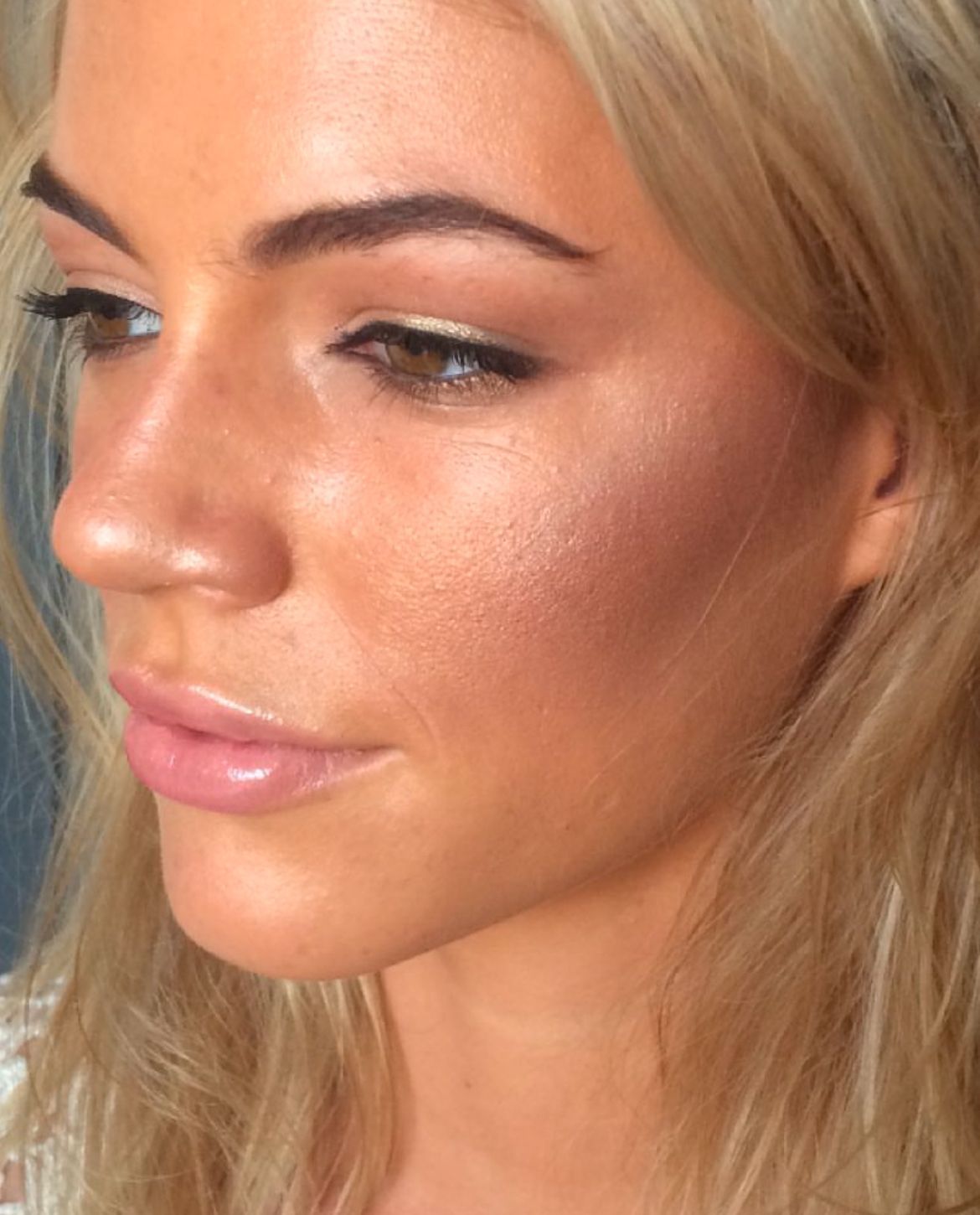 Model Test shoots Jessica Cagney makeup