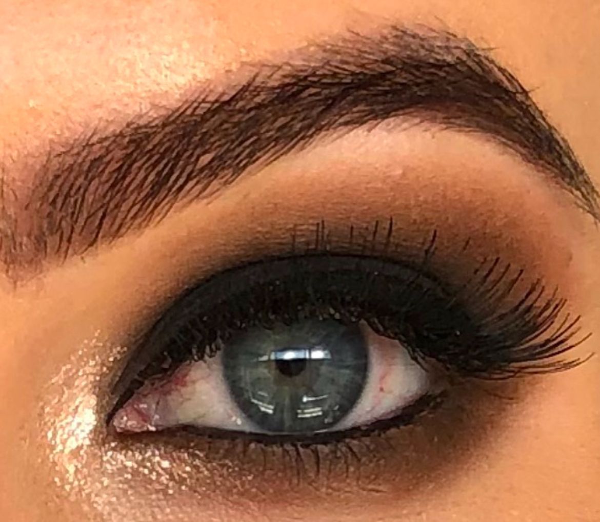 Jessica Cagney colourful makeup close ups 