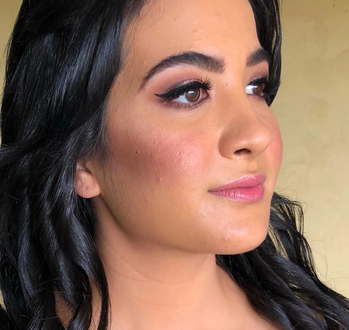 Model Test shoots Jessica Cagney makeup