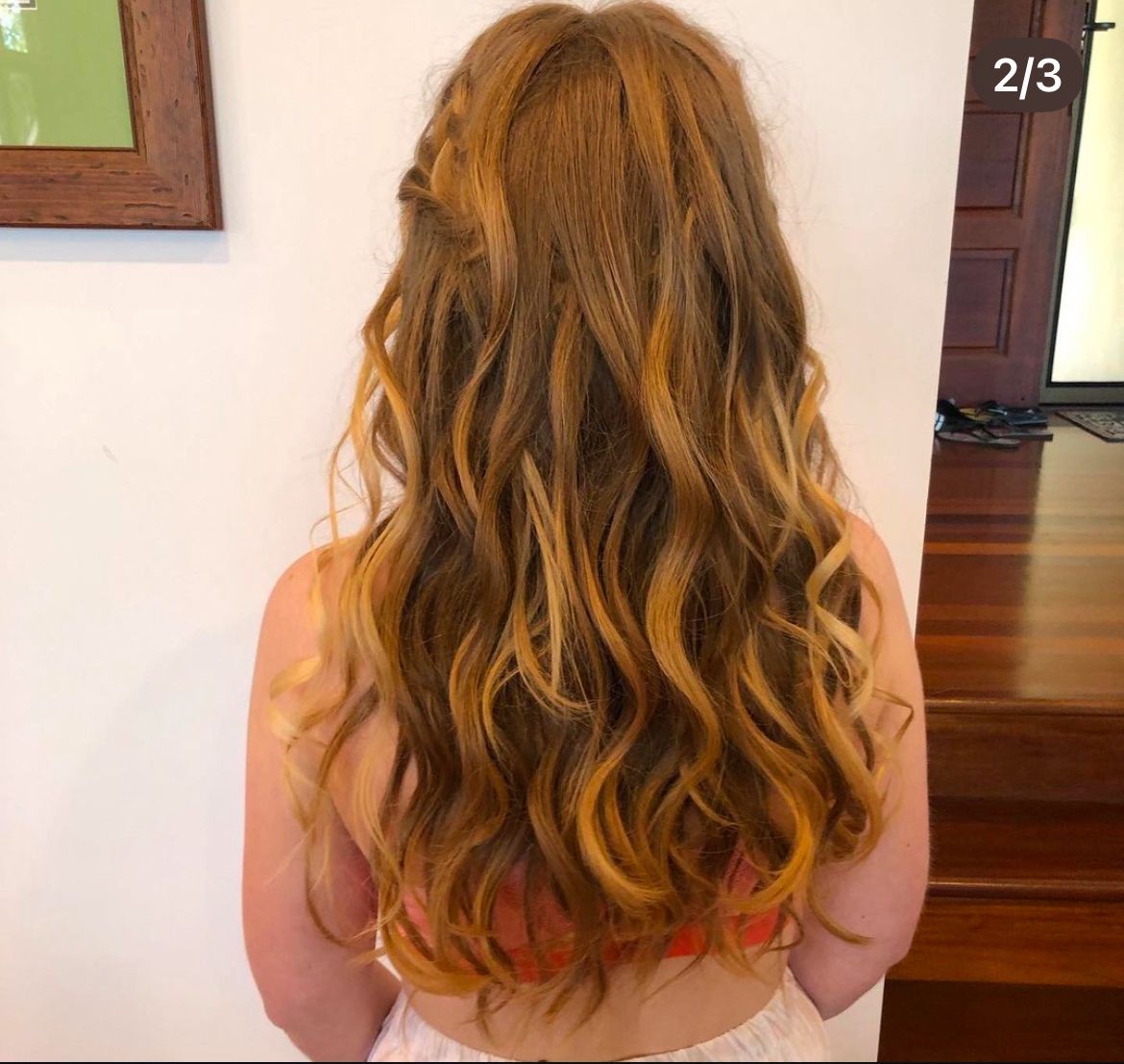 Formal hair Jessica Cagney Gold Coast 