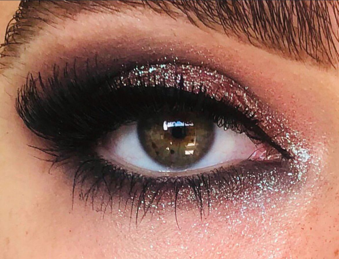 Jessica Cagney colourful makeup close ups 