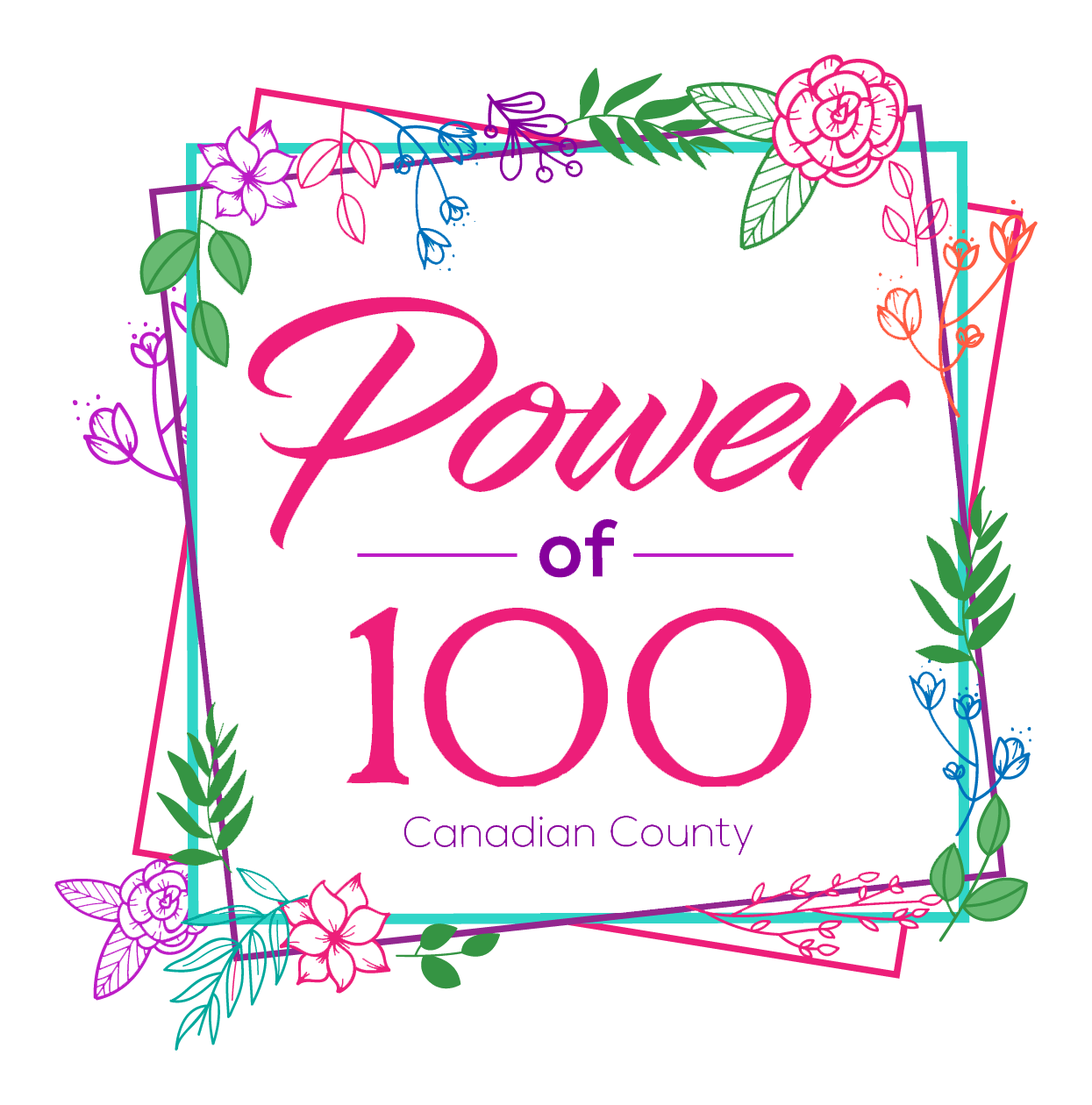 It is a logo for the power of 100.