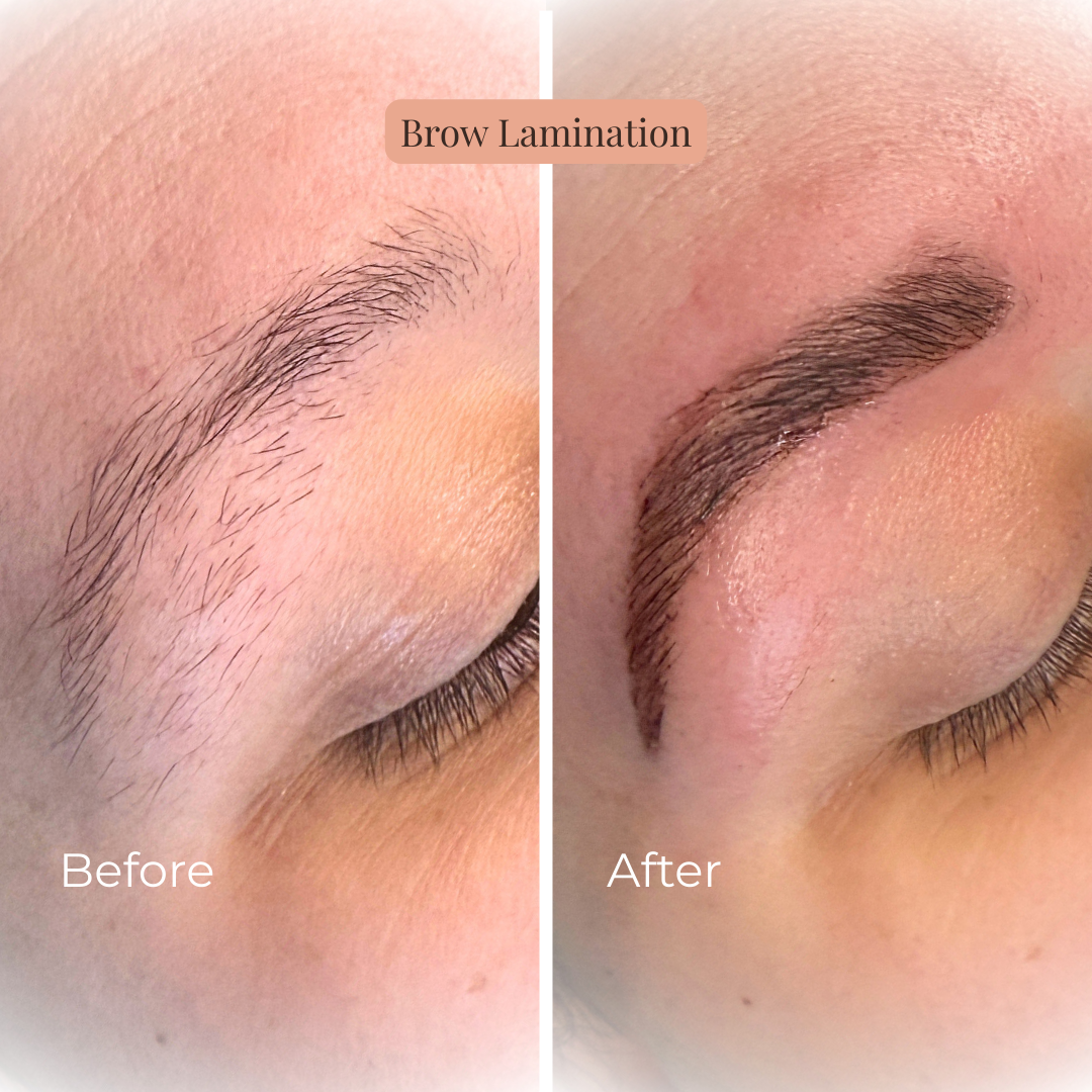 brow lamination treatment results by Jax-Glam Beauty Bristol