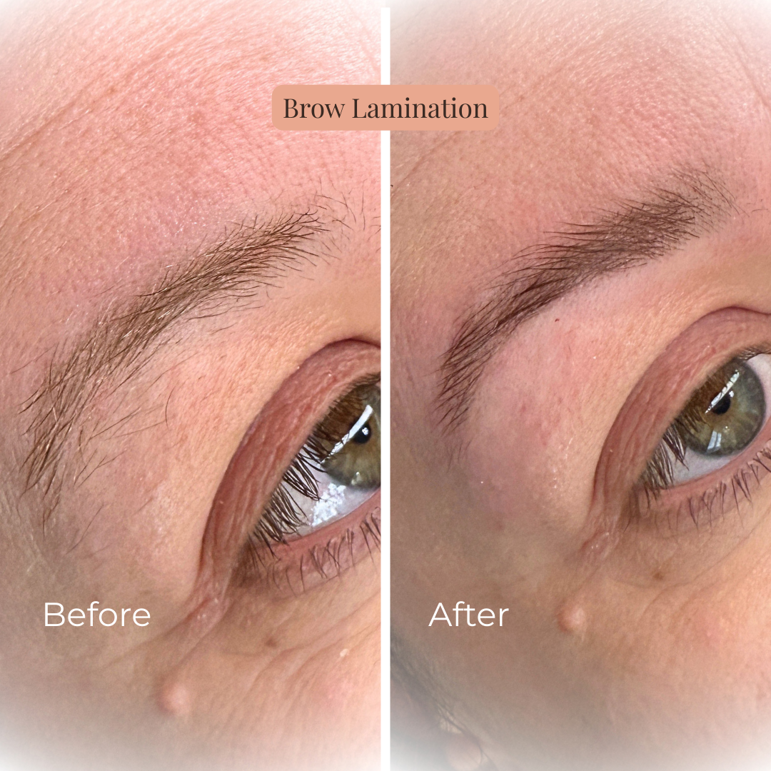 brow lamination treatment results by Jax-Glam Beauty Bristol
