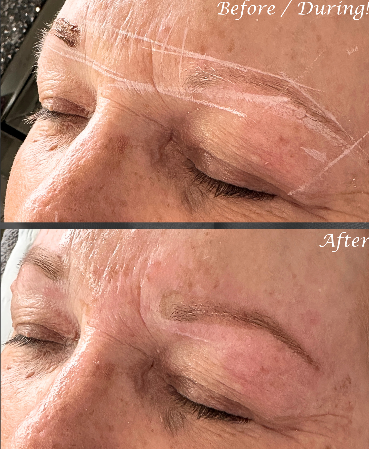 hybrid brow stain mapping and application by Jax-Glam Beauty Bristol