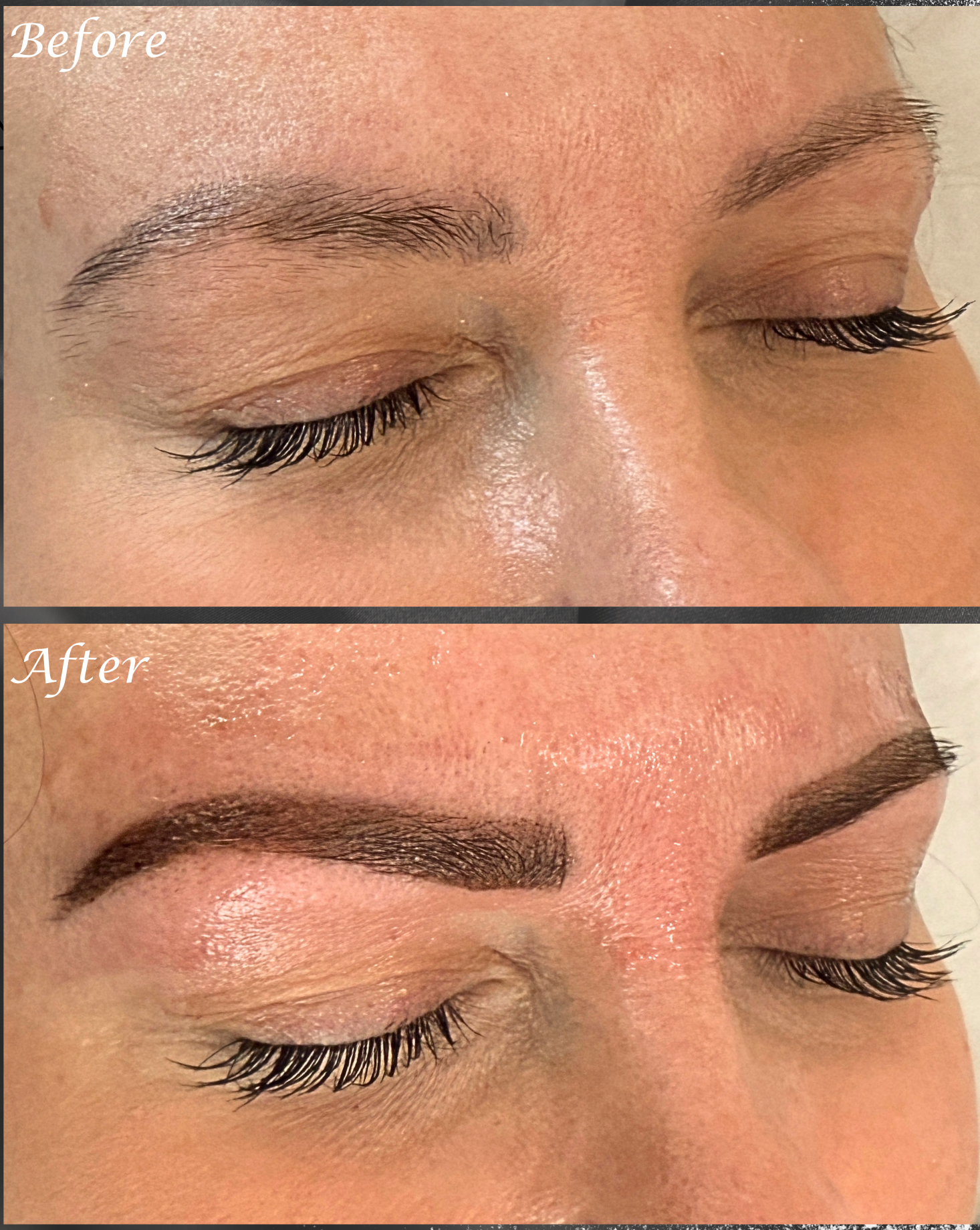 hybrid brow stain treatment by Jax-Glam Beauty brow specialist Bristol