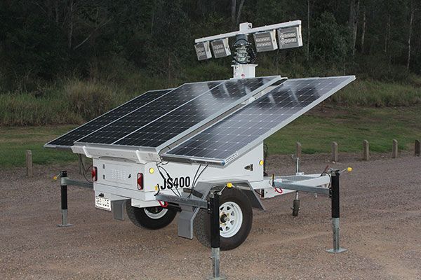 Solar light trailers