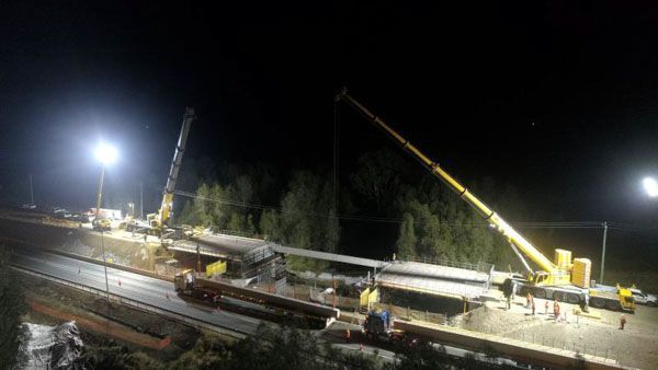 Bridge demolition and construction projects