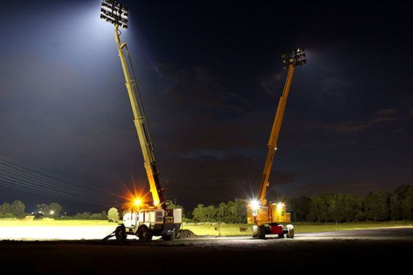 Bowen Basin Coal Mine – ROM pad lighting