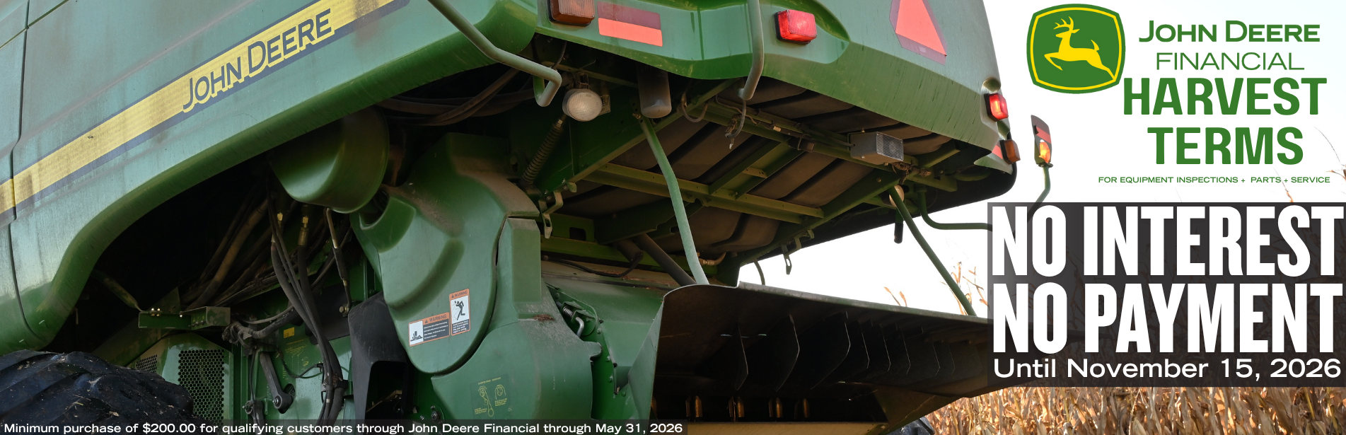 JD Financial Harvest Terms