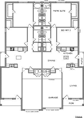 2466 Duplex - 2 Bedroom