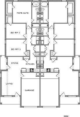 2592 Duplex - 3 Bedroom