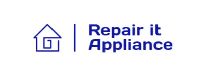 Logo: Blue house icon with "Repair it Appliance" text.