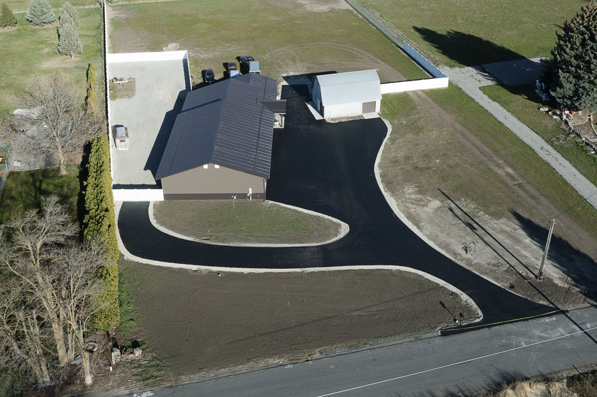 Modern House Walkways Asphalt — Spokane Valley, WA — Black Diamond Asphalt Paving LLC