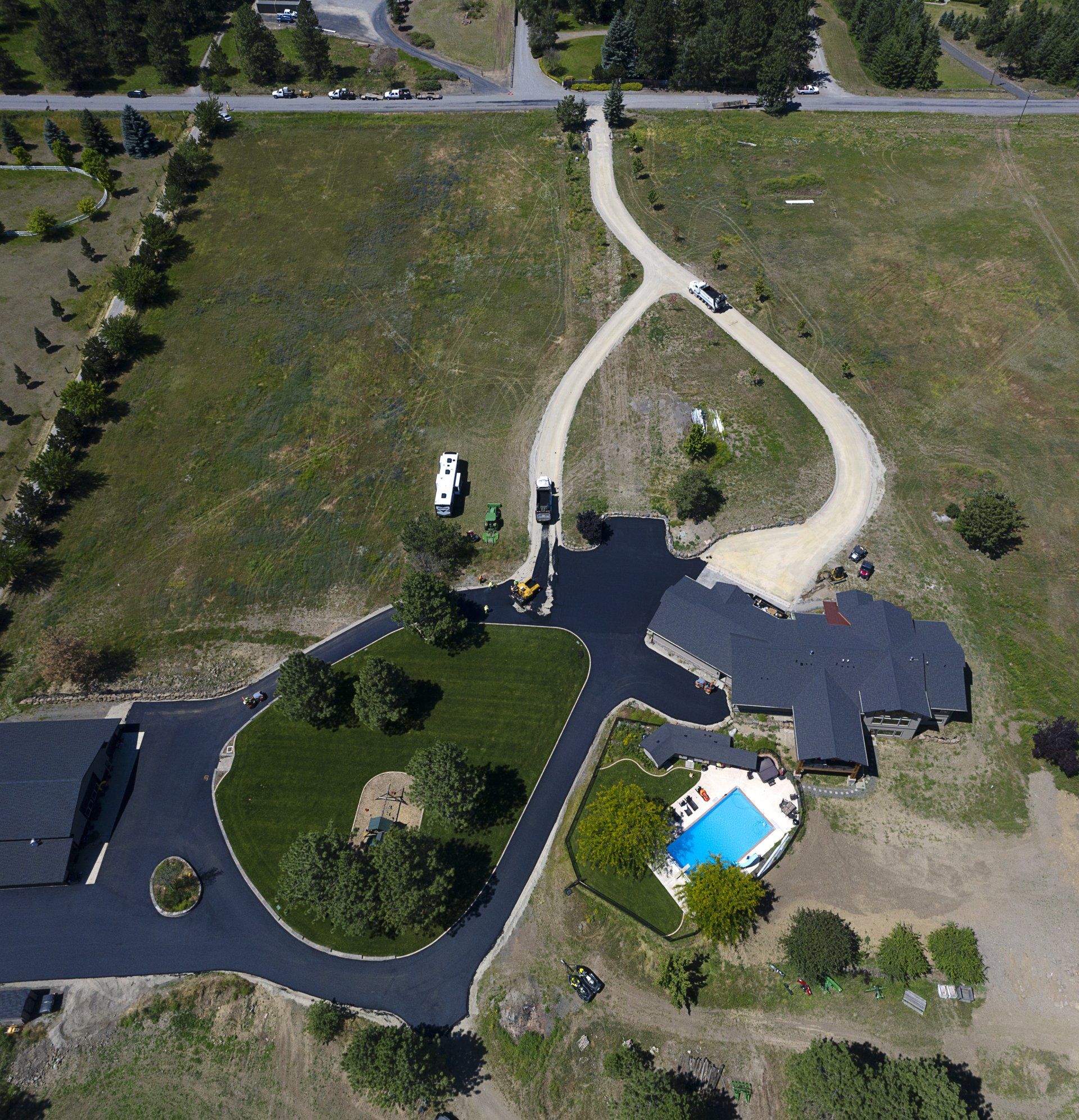 Private Roads Paving — Spokane Valley, WA — Black Diamond Asphalt Paving LLC