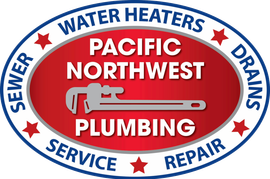 A logo for pacific northwest plumbing service and repair