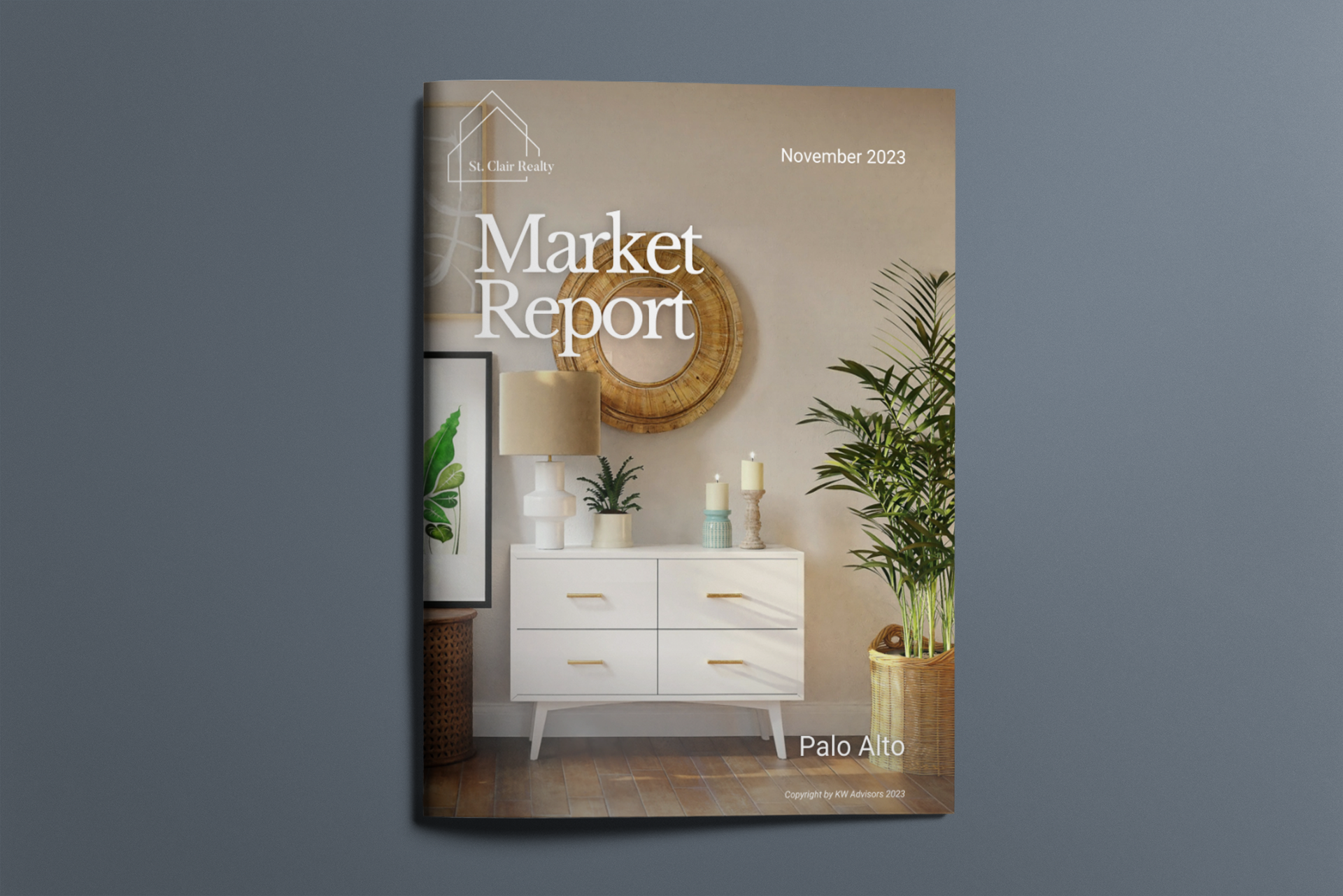 A market report with a picture of a dresser on the cover.