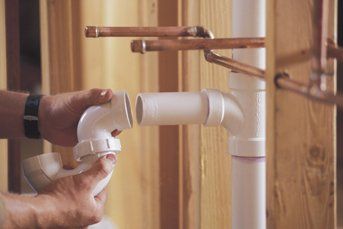 Connecting PVC Pipes — Plumbing In Lutz, FL