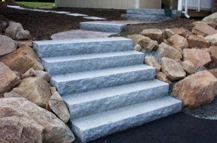 Installation Of Stone Stairs — Providence, RI — S & A Construction Inc.
