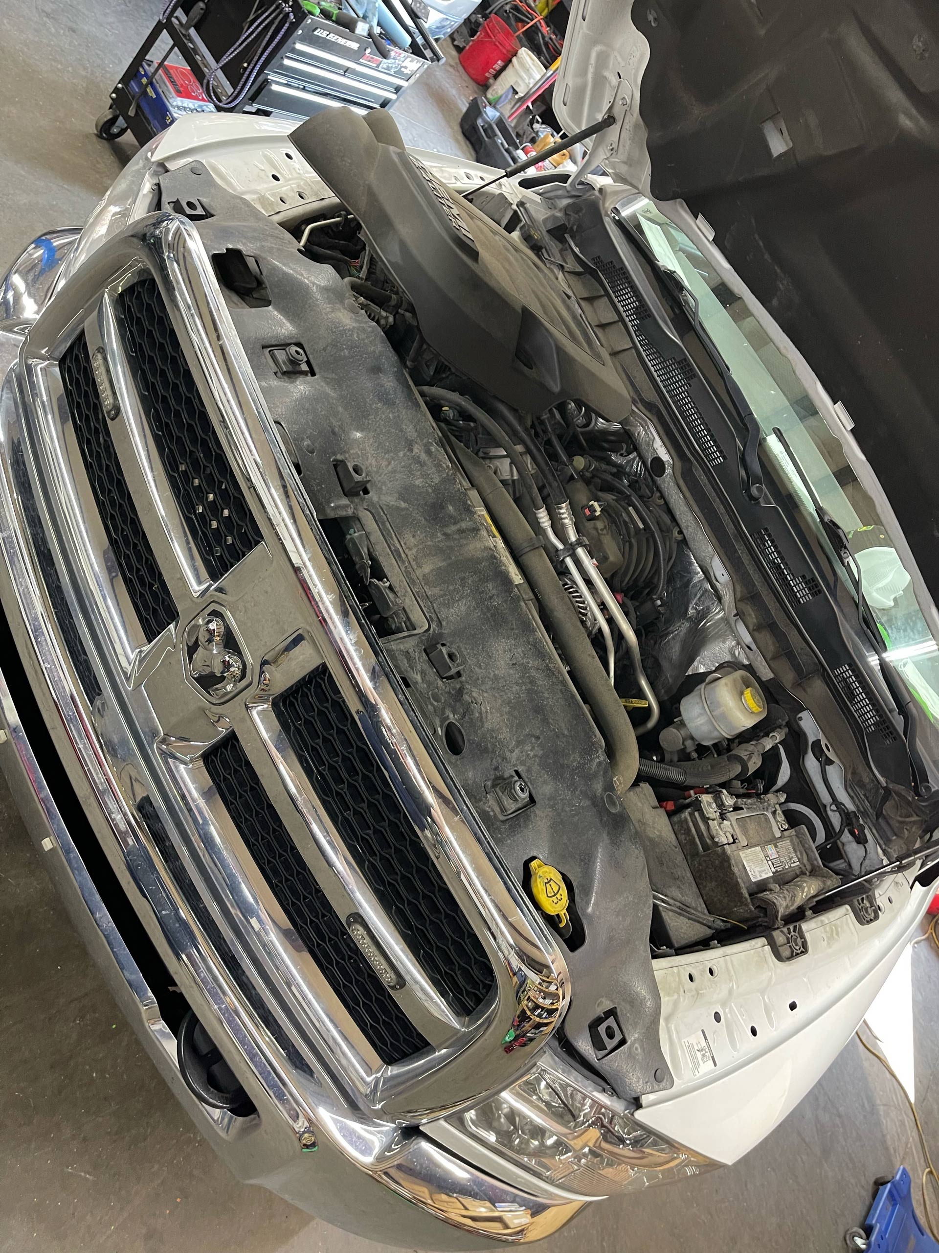 Front Engine of a Car — Nicholasville, KY — Moonlight Diesel & Fab4017TEN